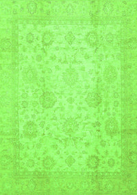 Oriental Green Traditional Rug, abs730grn