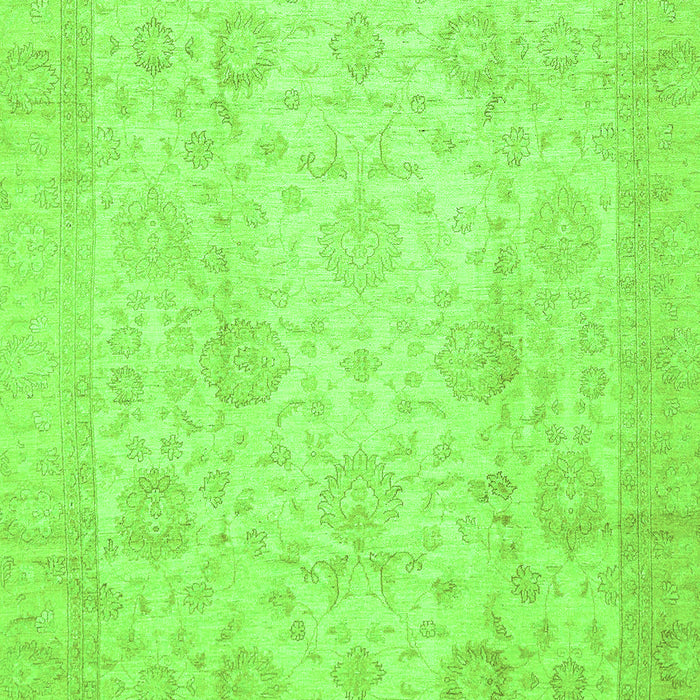 Oriental Green Traditional Rug, abs730grn