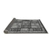 Sideview of Abstract Gray Modern Rug, abs731gry