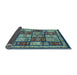 Sideview of Abstract Light Blue Modern Rug, abs731lblu