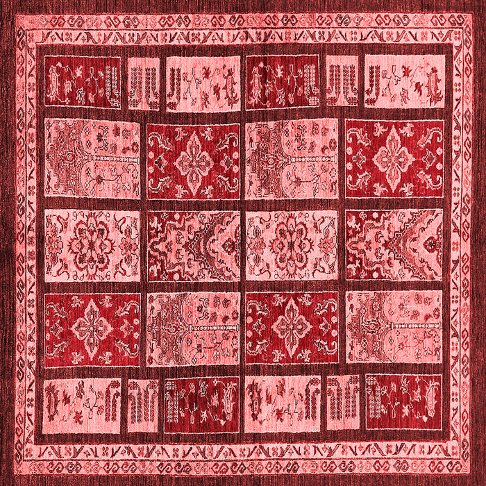 Abstract Red Modern Rug, abs731red