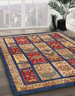 Abstract Plum Purple Modern Rug in Family Room, abs731