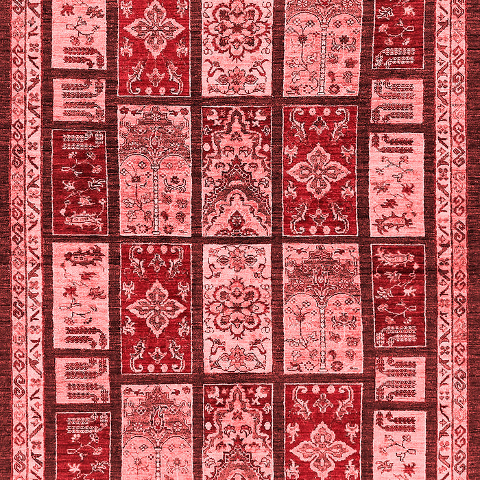 Abstract Red Modern Area Rugs
