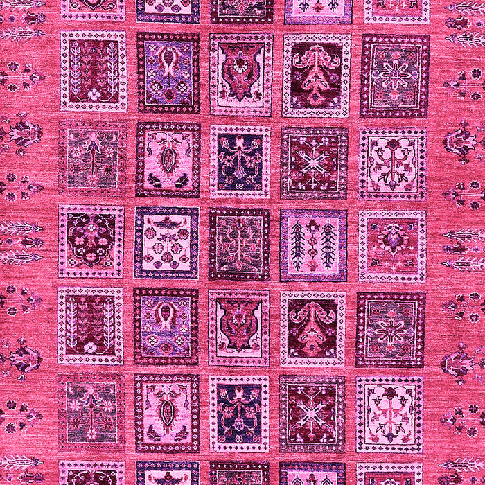 Machine Washable Abstract Pink Modern Rug, wshabs732pnk