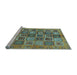 Sideview of Machine Washable Abstract Light Blue Modern Rug, wshabs732lblu