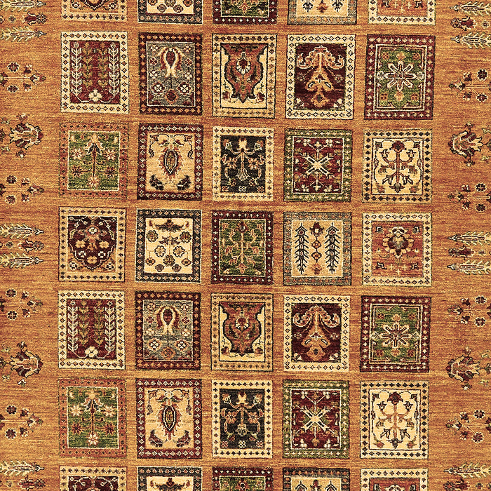 Abstract Brown Modern Rug, abs732brn