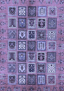Abstract Blue Modern Rug, abs732blu
