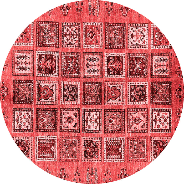 Abstract Red Modern Rug, abs732red