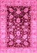 Oriental Pink Traditional Rug, abs733pnk