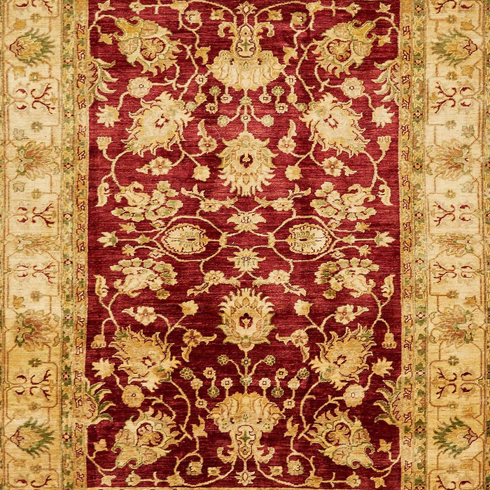 Machine Washable Abstract Red Rug, wshabs733