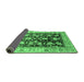 Sideview of Oriental Emerald Green Traditional Rug, abs733emgrn