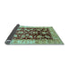 Sideview of Oriental Light Blue Traditional Rug, abs733lblu