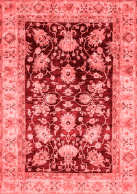 Oriental Red Traditional Rug, abs733red