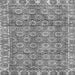 Square Machine Washable Oriental Gray Traditional Rug, wshabs734gry