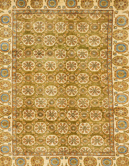 Abstract Orange Oriental Rug, abs734