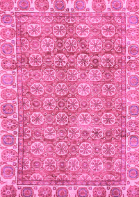 Oriental Pink Traditional Rug, abs734pnk