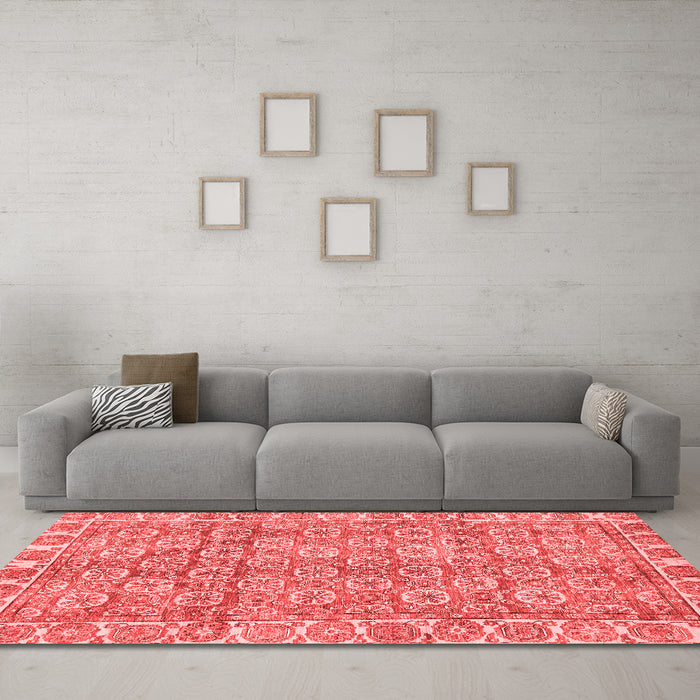 Traditional Red Washable Rugs