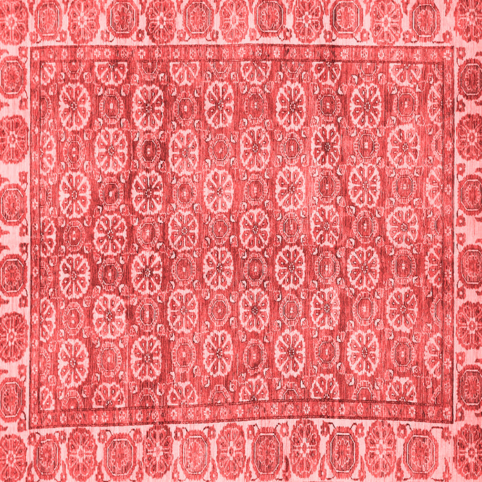 Machine Washable Oriental Red Traditional Rug, wshabs734red