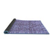 Sideview of Oriental Blue Traditional Rug, abs734blu