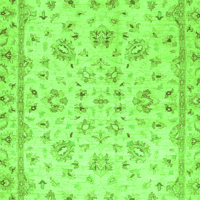 Oriental Green Traditional Rug, abs735grn