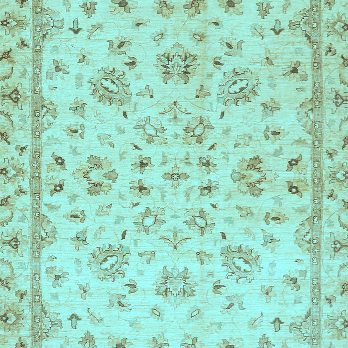 Oriental Light Blue Traditional Rug, abs735lblu