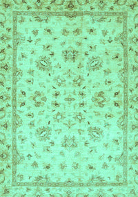 Oriental Turquoise Traditional Rug, abs735turq