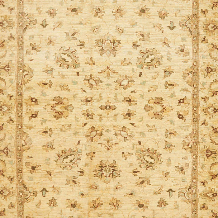 Machine Washable Abstract Yellow Rug, wshabs735