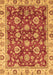 Machine Washable Oriental Brown Traditional Rug, wshabs736brn