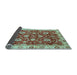 Sideview of Oriental Light Blue Traditional Rug, abs736lblu