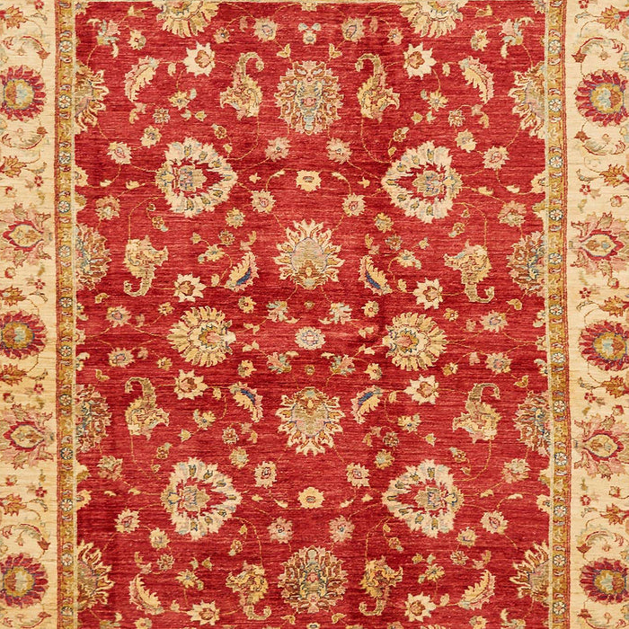 Machine Washable Abstract Orange Rug, wshabs736