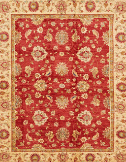 Abstract Orange Oriental Rug, abs736