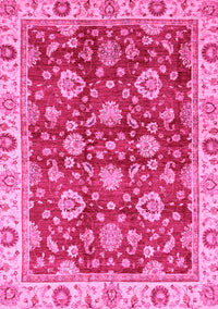 Oriental Pink Traditional Rug, abs736pnk