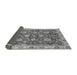 Sideview of Oriental Gray Traditional Rug, abs736gry