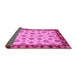 Sideview of Oriental Purple Traditional Rug, abs737pur