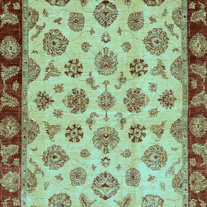 Oriental Light Blue Traditional Rug, abs737lblu