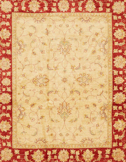 Abstract Orange Oriental Rug, abs738