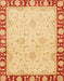 Abstract Orange Oriental Rug, abs738