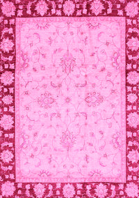 Oriental Pink Traditional Rug, abs738pnk