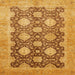 Square Abstract Sedona Brown Oriental Rug, abs739