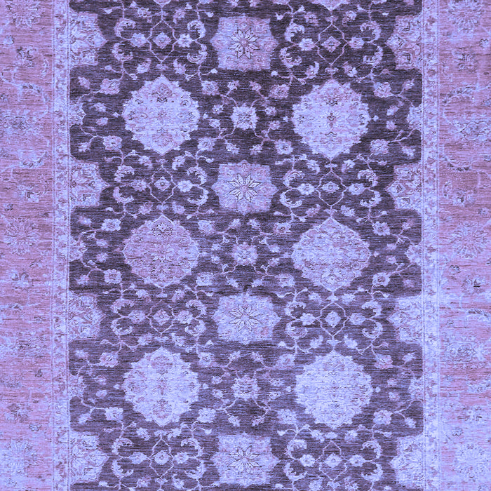 Machine Washable Oriental Blue Traditional Rug, wshabs739blu