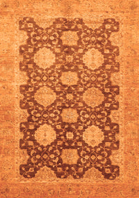 Oriental Orange Traditional Rug, abs739org