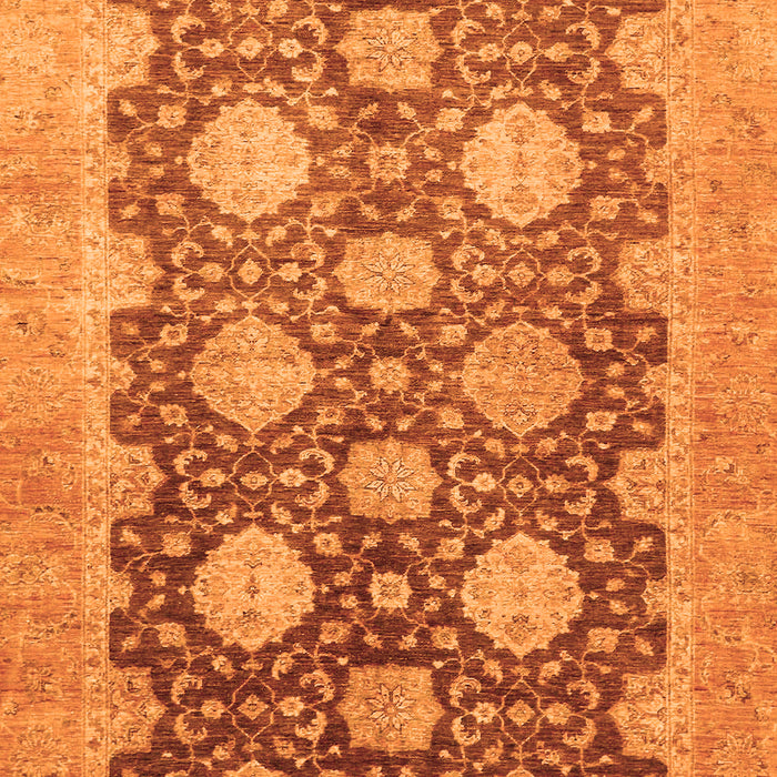 Oriental Orange Traditional Rug, abs739org