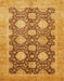 Abstract Sedona Brown Oriental Rug, abs739