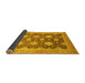 Sideview of Oriental Yellow Traditional Rug, abs739yw