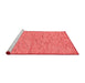 Modern Red Washable Rugs