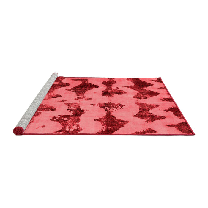 Modern Red Washable Rugs