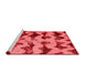 Modern Red Washable Rugs