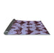 Sideview of Abstract Light Blue Modern Rug, abs740lblu