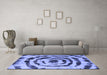 Machine Washable Abstract Blue Modern Rug in a Living Room, wshabs741blu