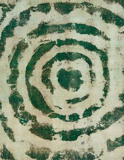 Abstract Sage Green Modern Rug, abs741